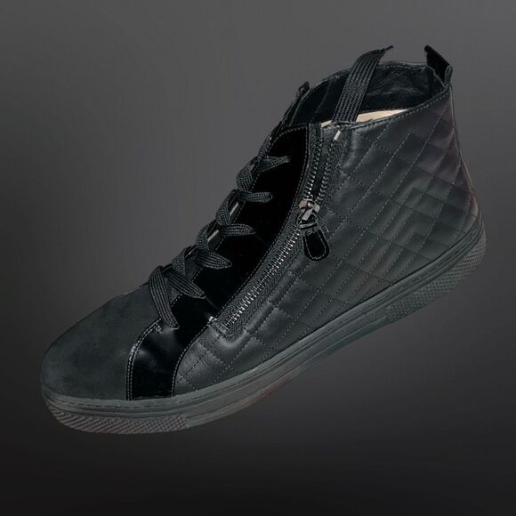 Hassia Bilbao Sneaker Boot Black Malteese Size 9 - Picture 9 of 9